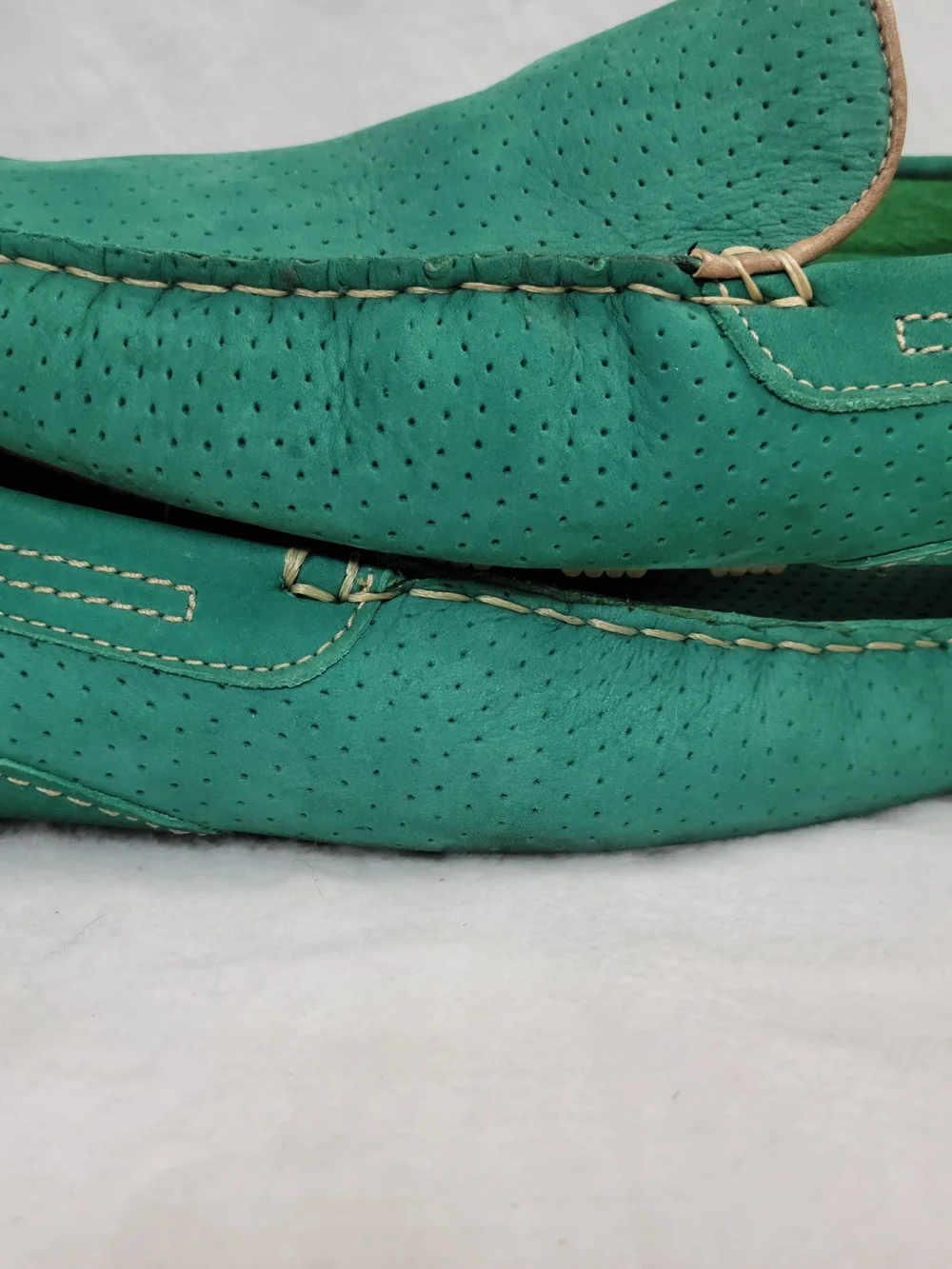 Steve Madden Green Suede Men’s Slip-On Loafers